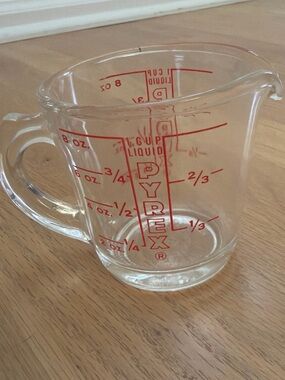 Vintage Original 1950s Pyrex 1 Cup Liquid Measuring Cup